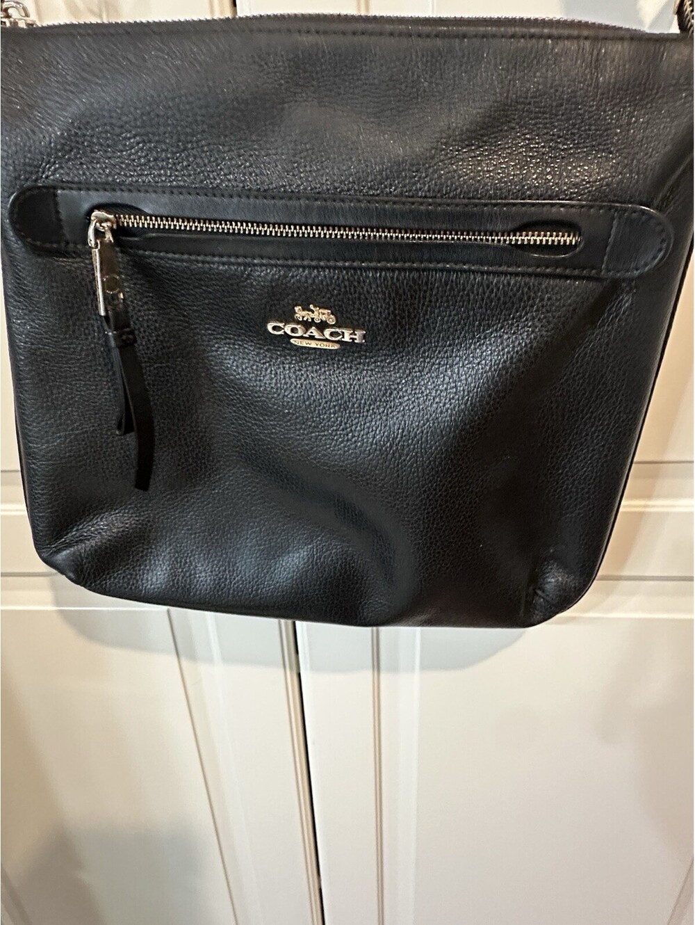 Coach Mae Crossbody Pebbled Leather Bag with Gold-Tone Hardware F34823